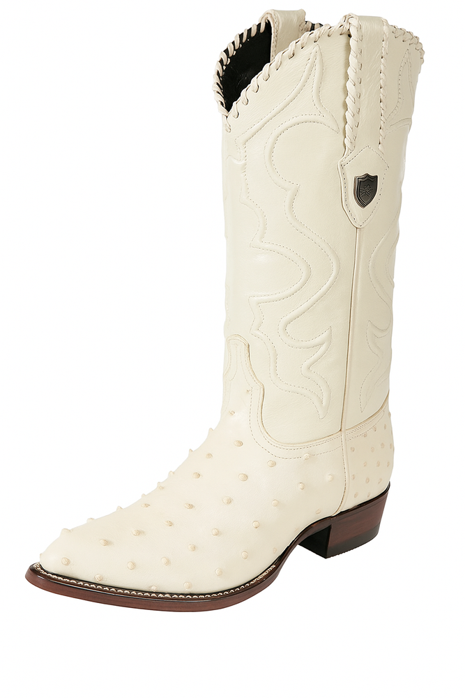 Botas de Avestruz Original Horma Puntal WW-29903
