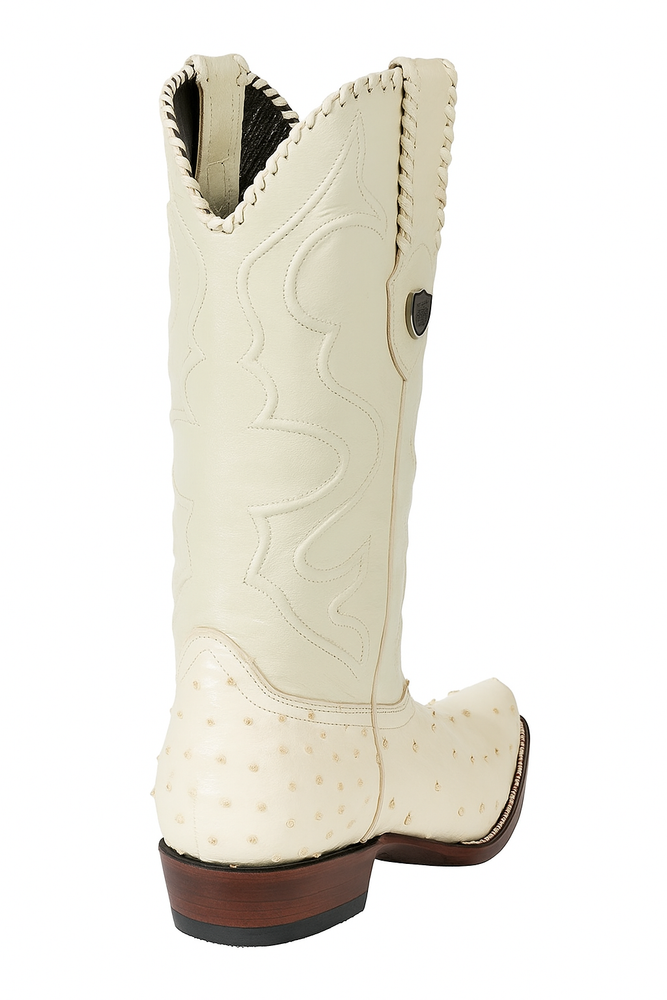 Botas de Avestruz Original Horma Puntal WW-29903