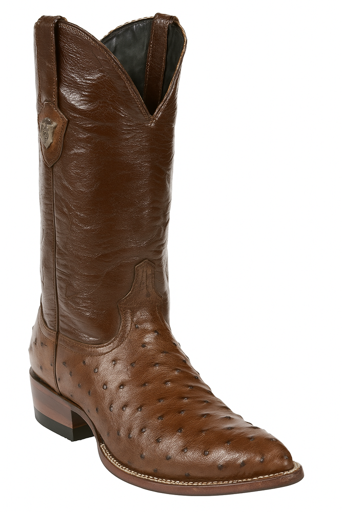 Botas de Avestruz Original Horma Puntal WW-29903