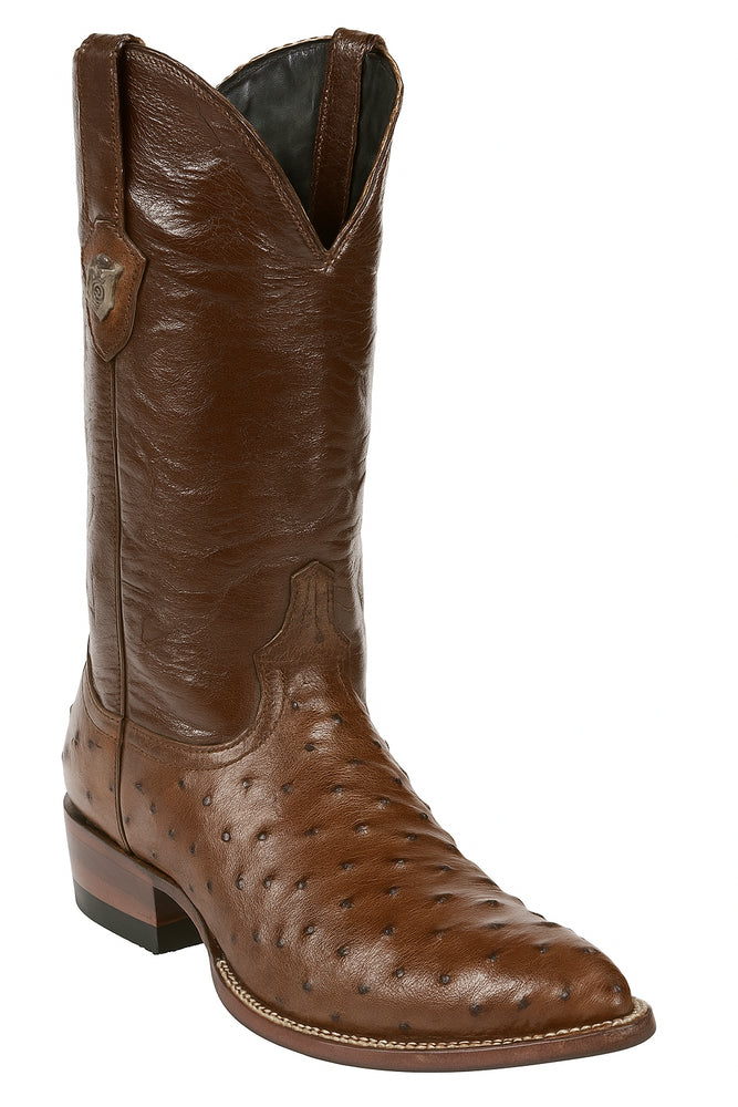 Botas de Avestruz Original Horma Puntal WW-29903