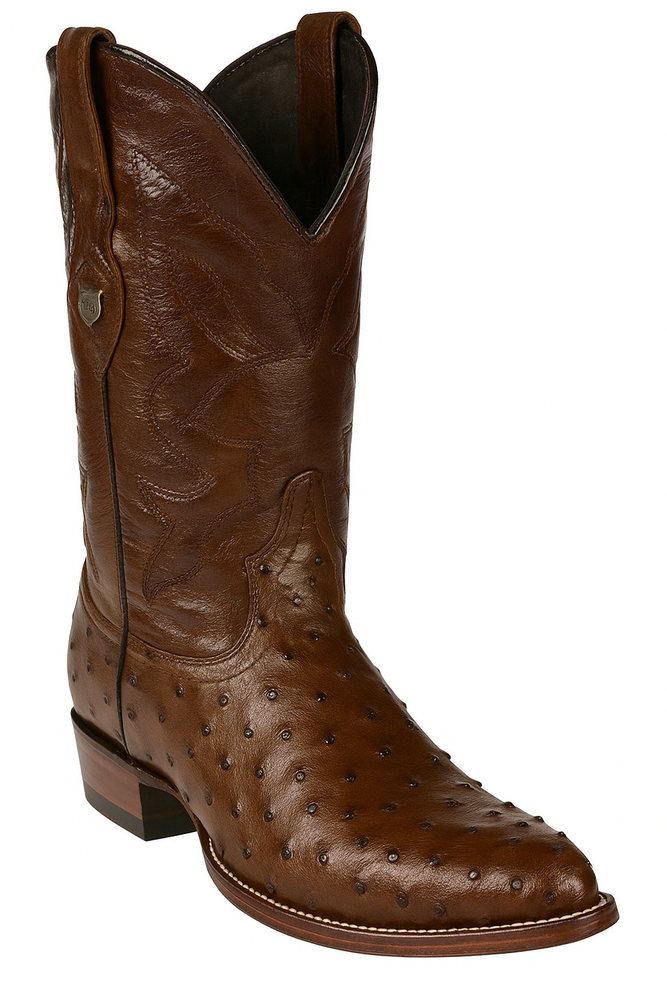 Botas de Avestruz Original Horma Puntal WW-29903