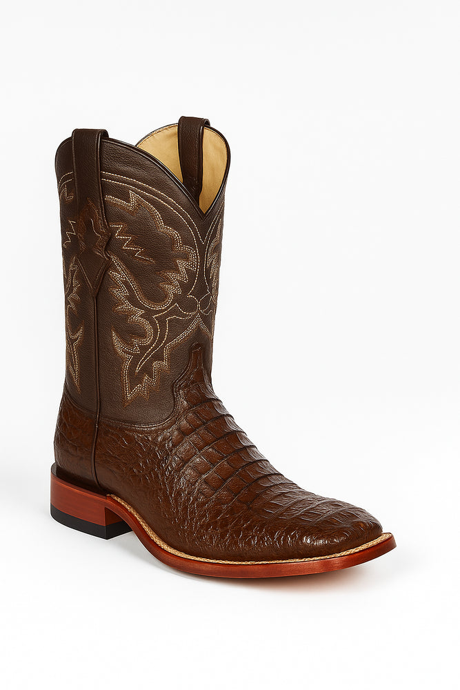 Botas Cuadrada de Armadillo Lizard Original