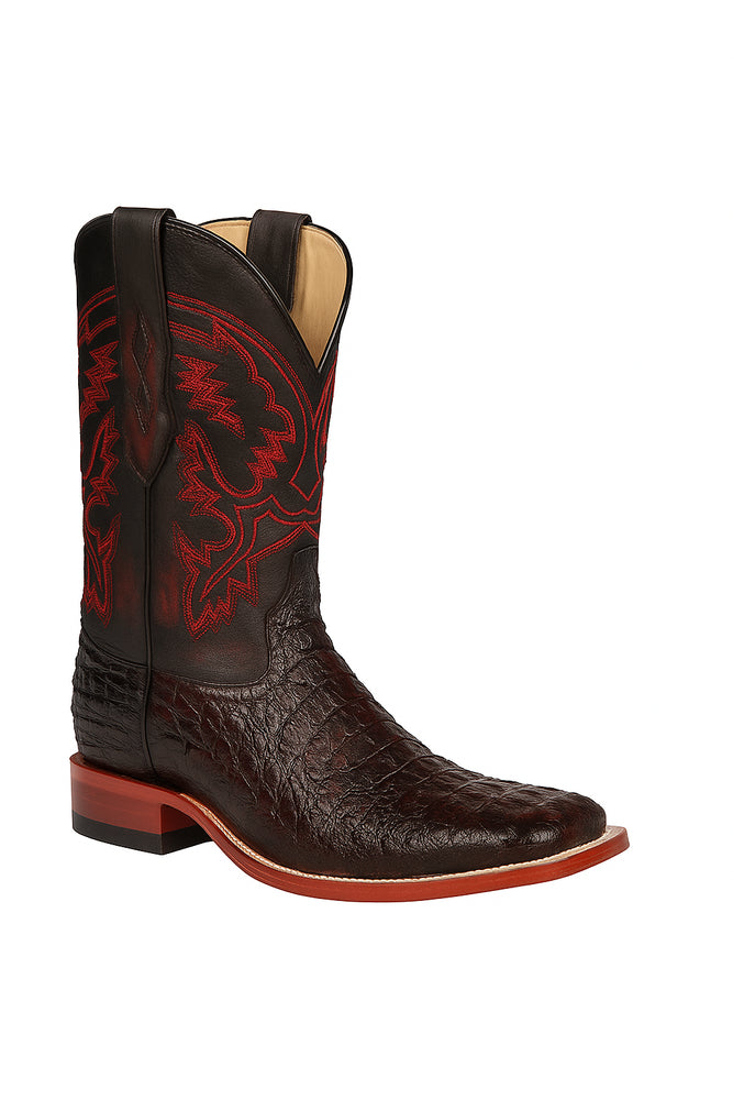 Botas Cuadrada de Armadillo Lizard Original
