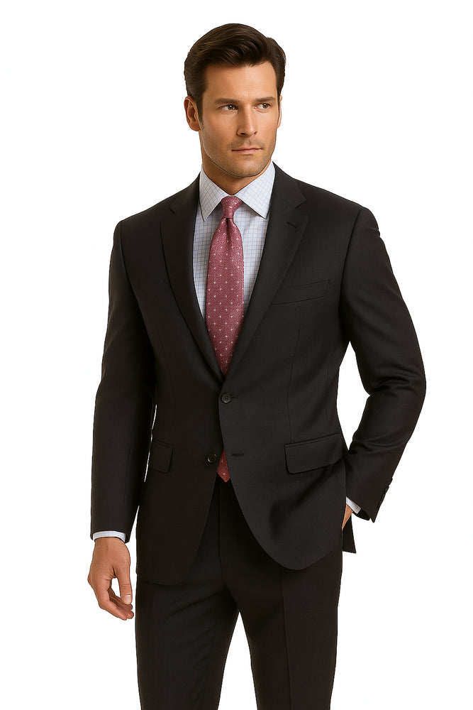 Two 2 Buttons Style Super Worsted Vergin Wool Business Suits Comes in 10 colors