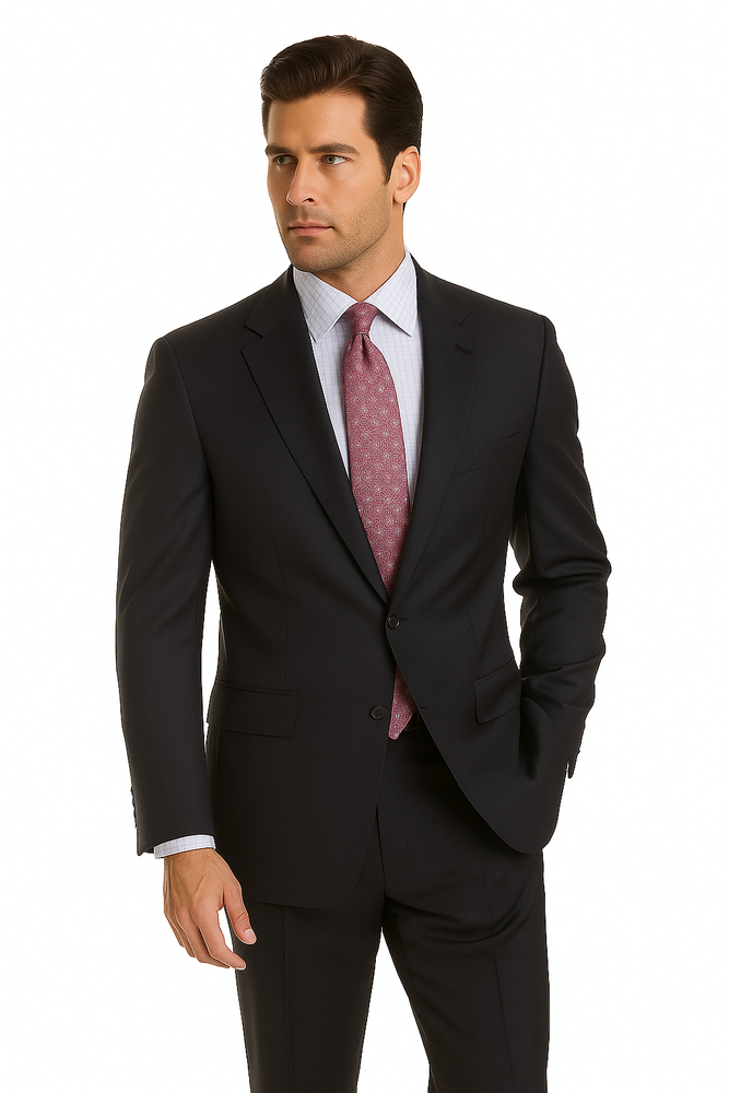 Two 2 Buttons Style Super Worsted Vergin Wool Business Suits Comes in 10 colors