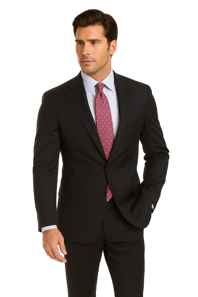 Two 2 Buttons Style Super Worsted Vergin Wool Business Suits Comes in 10 colors