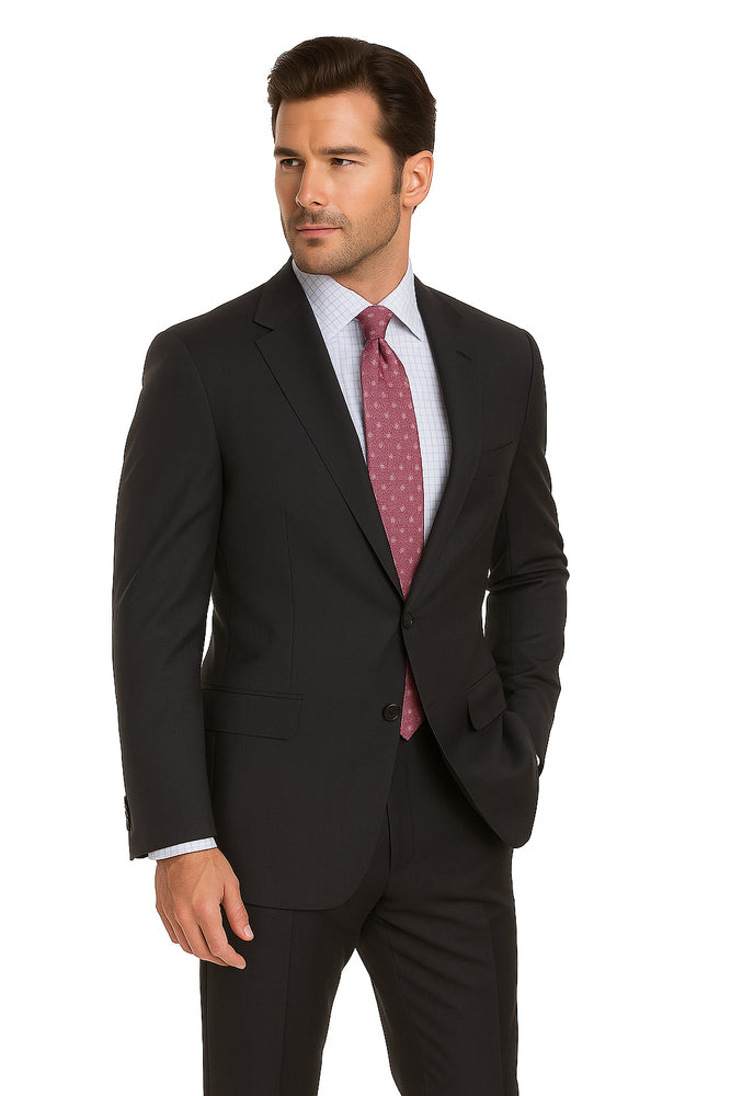 Two 2 Buttons Style Super Worsted Vergin Wool Business Suits Comes in 10 colors