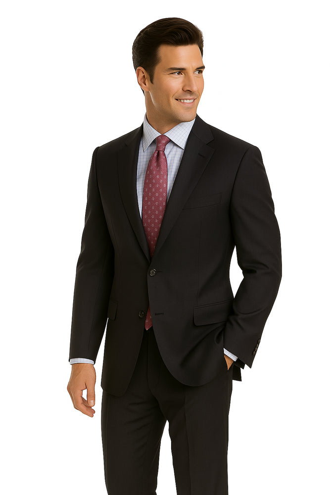 Two 2 Buttons Style Super Worsted Vergin Wool Business Suits Comes in 10 colors