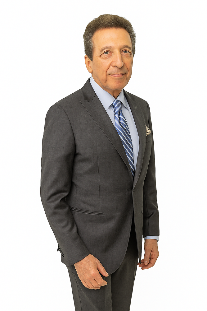 Men's 1 Button Slim Fit Peak Lapel Charcoal Grey ~ Medium Gray Wool Suit