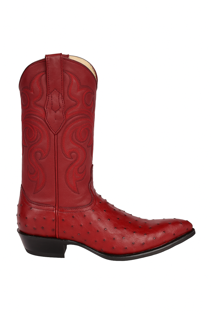 Botas de Avestruz Original Horma Puntal C