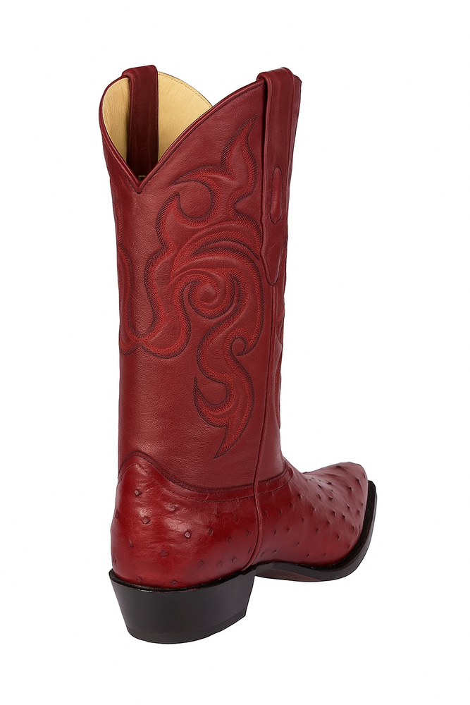 Botas de Avestruz Original Horma Puntal C
