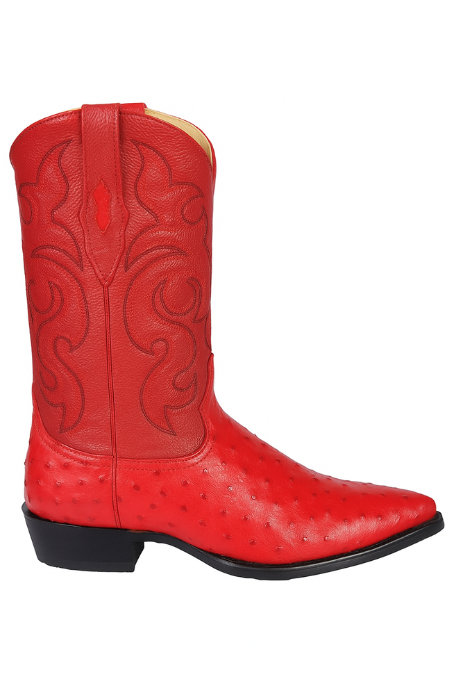 Botas de Avestruz Original Horma Puntal C