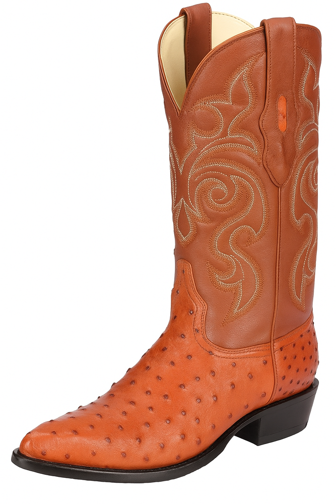 Botas de Avestruz Original Horma Puntal C