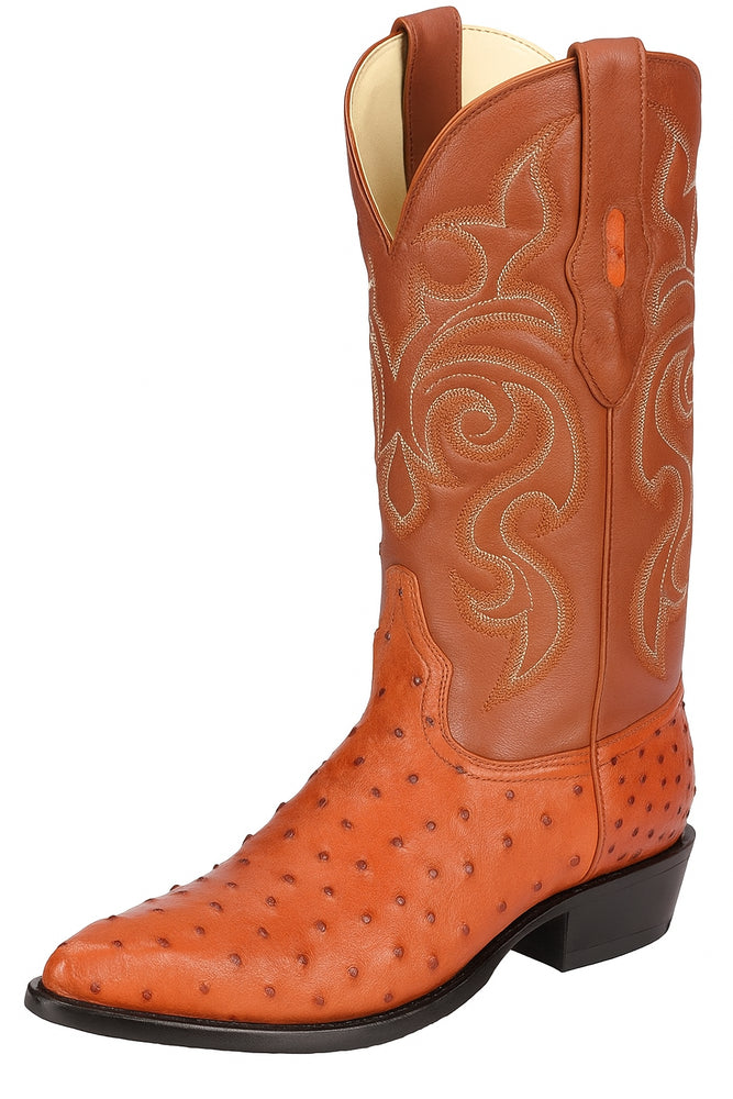 Botas de Avestruz Original Horma Puntal C