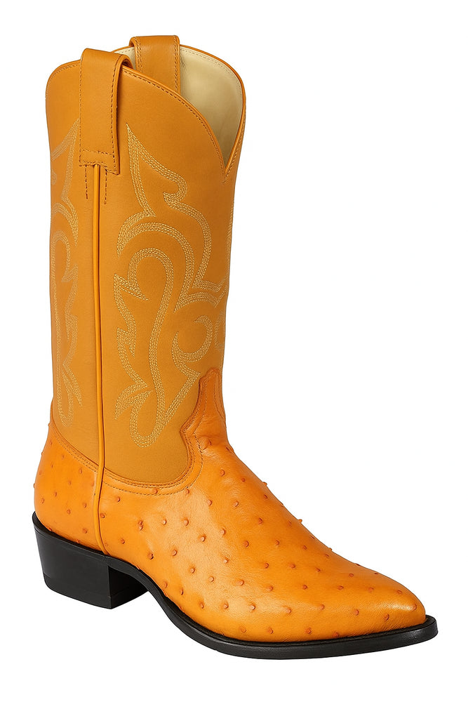 Botas de Avestruz Original Horma Puntal C