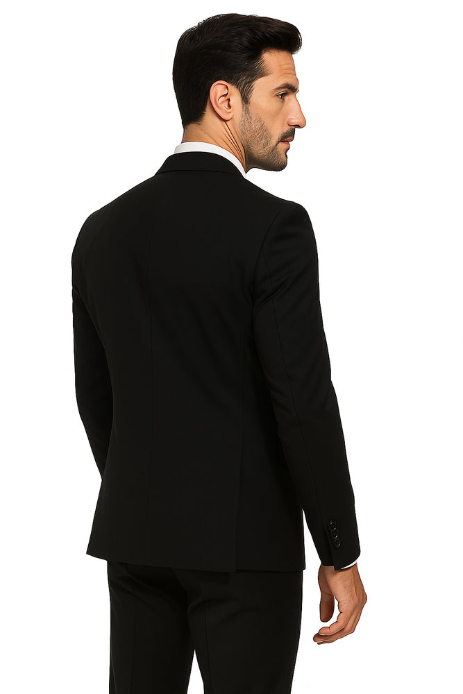 Terrano, Slim Fit, Pure Wool Suit by Tiglio Luxe TIG4001