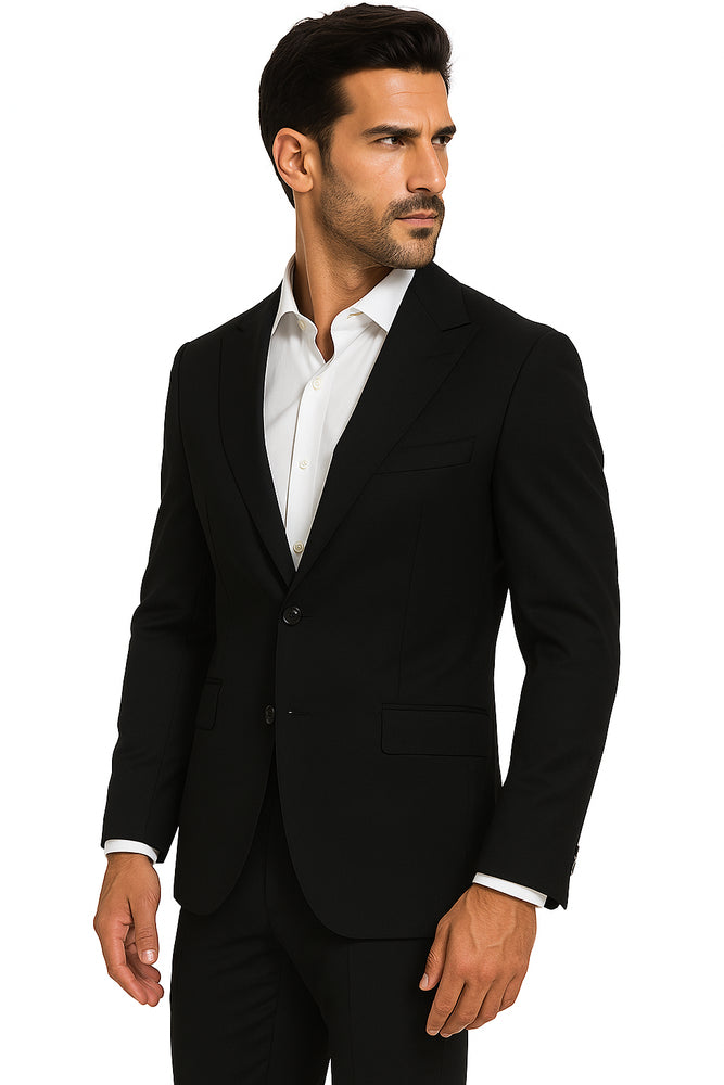 Terrano, Slim Fit, Pure Wool Suit by Tiglio Luxe TIG4001
