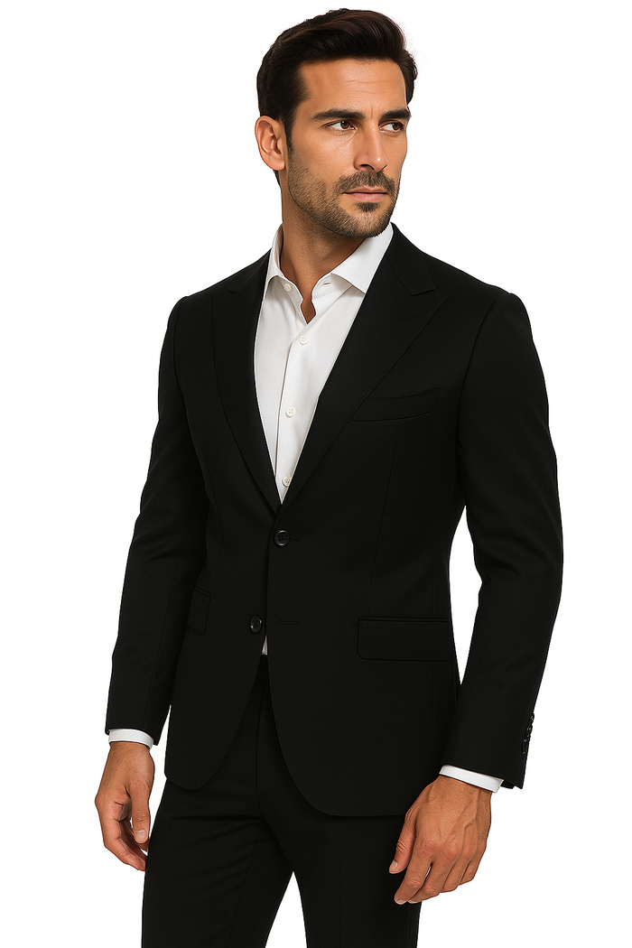 Terrano, Slim Fit, Pure Wool Suit by Tiglio Luxe TIG4001