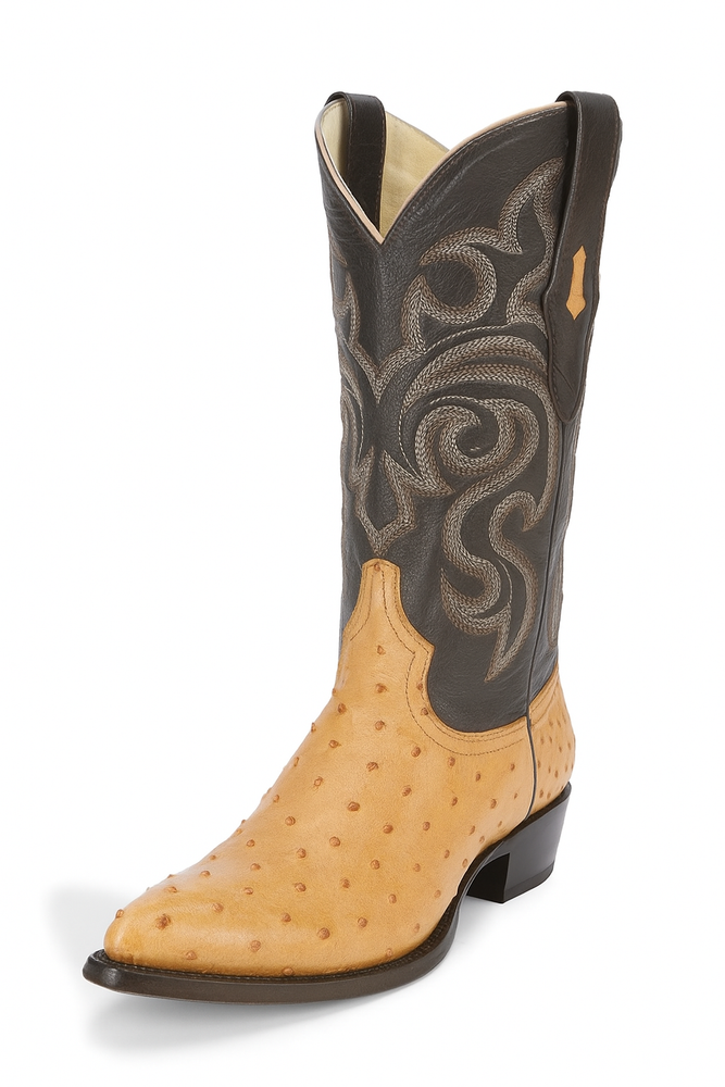 Botas de Avestruz Original Horma Puntal -A