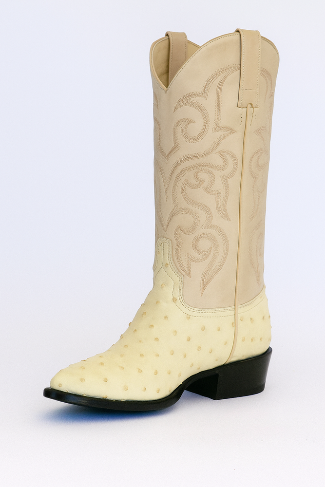 Botas de Avestruz Original Horma Puntal -A