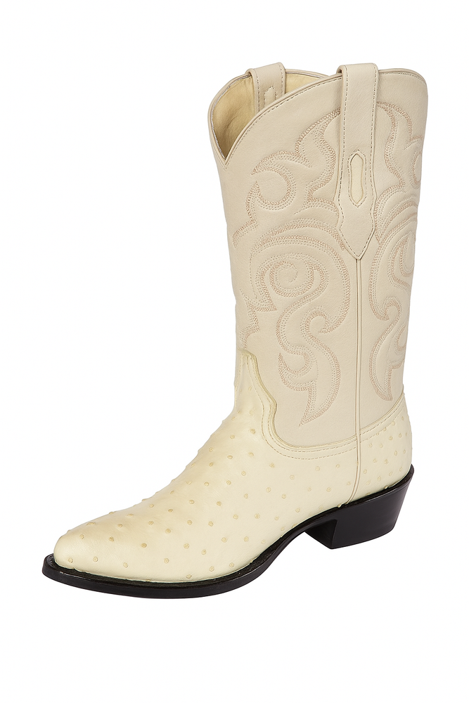 Botas de Avestruz Original Horma Puntal -A