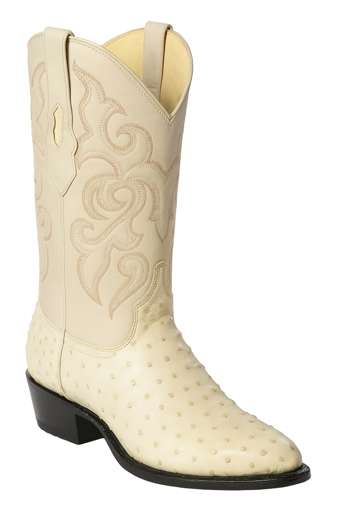 Botas de Avestruz Original Horma Puntal -A