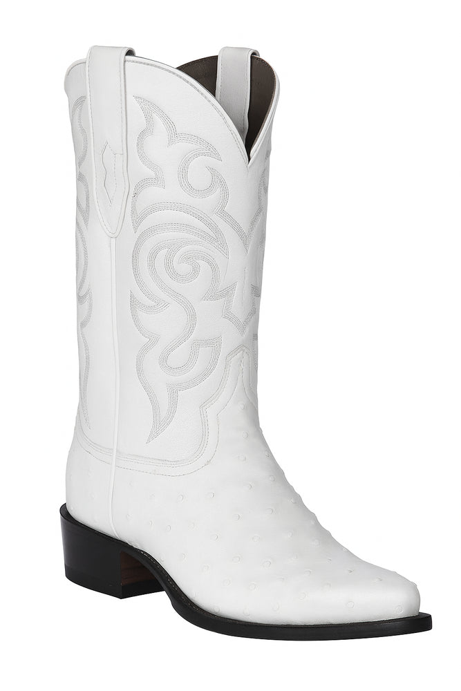 Botas de Avestruz Original Horma Puntal -A