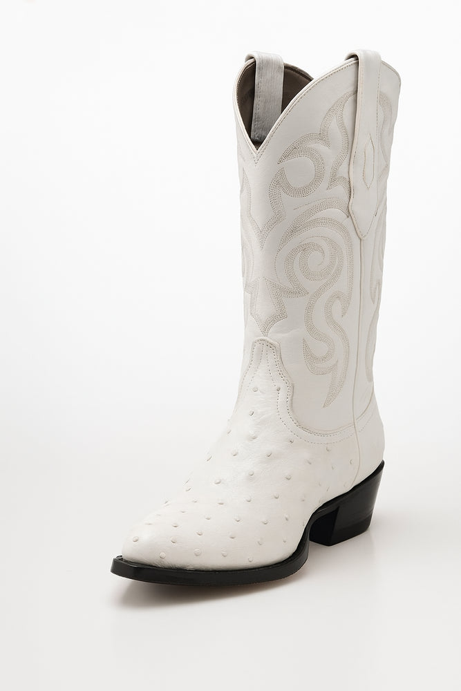 Botas de Avestruz Original Horma Puntal -A