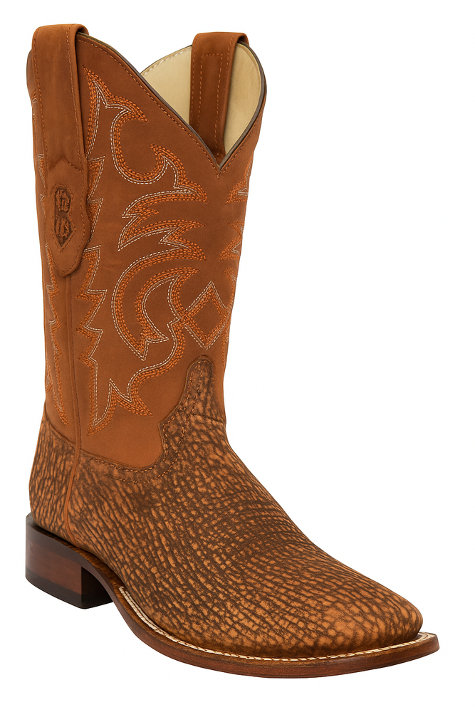 Men's Los Altos Shark Skin Wide Square Toe Boots