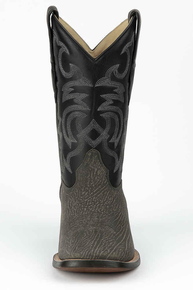 Men's Los Altos Shark Skin Wide Square Toe Boots