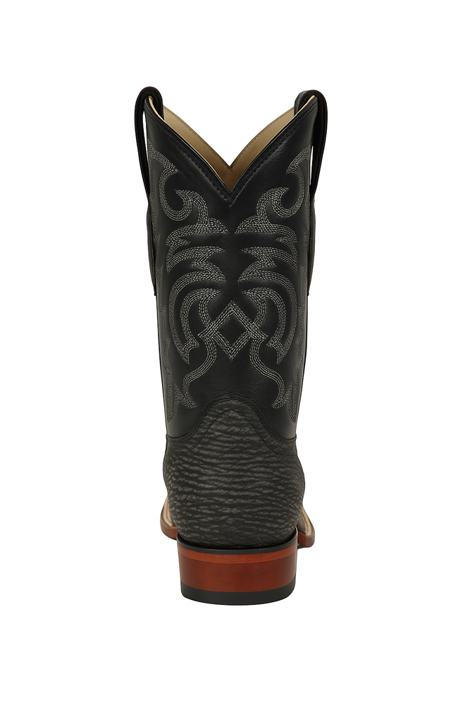 Men's Los Altos Shark Skin Wide Square Toe Boots