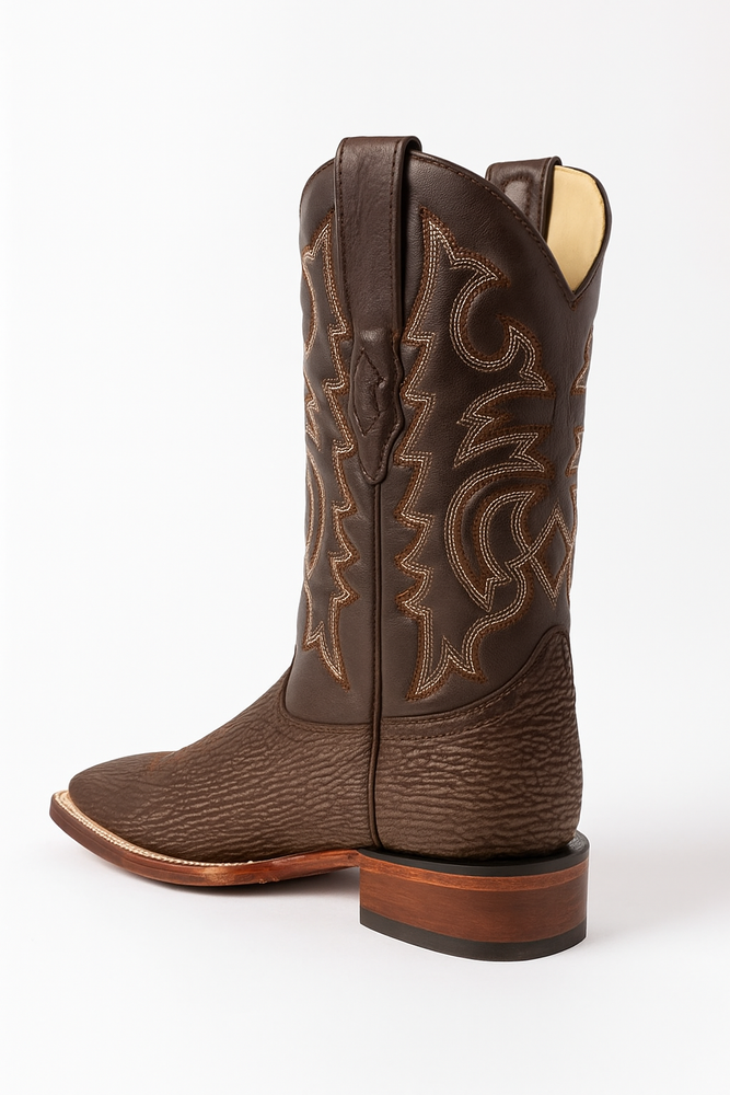 Men's Los Altos Shark Skin Wide Square Toe Boots