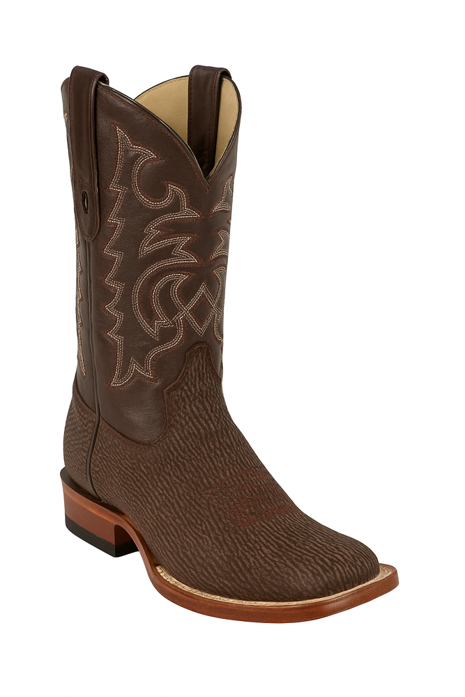 Men's Los Altos Shark Skin Wide Square Toe Boots