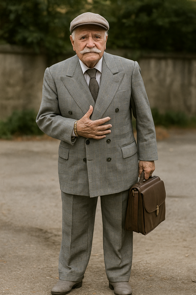 Mens Gray ~ Grey Window Pane Double Breasted Suits Tween houndstooth checkered Glen Plaid Suit - Black And White Checkered Suit