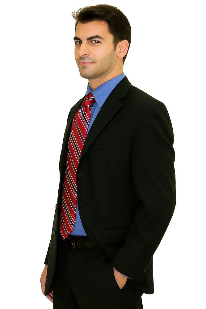 Black Super 150'S Wool Men's Cheap Priced Business Suits Clearance Sale Available In 2 Or 3 Buttons Style Regular Classic Cut Vented