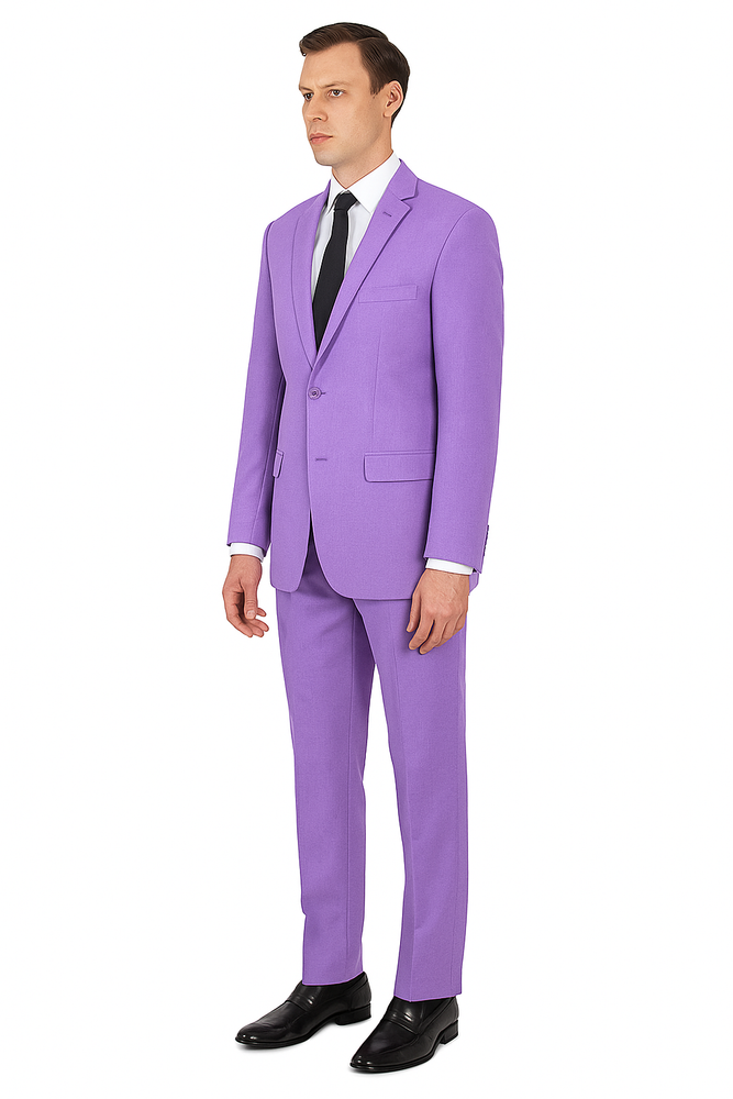 Mens Lavender Tuxedo