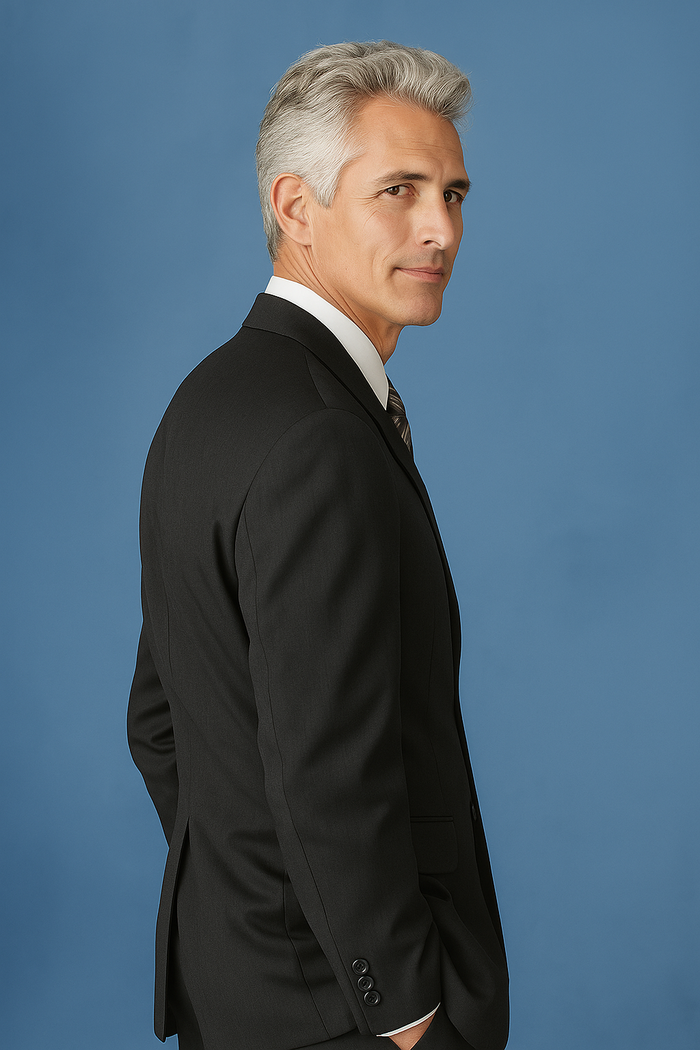 Available In 2 Or 3 Buttons Style Regular Classic Cut Dark Charcolal Gray 2 Side Vented SUPER 150 WOOL Cheap Priced Business Suits Clearance Sale