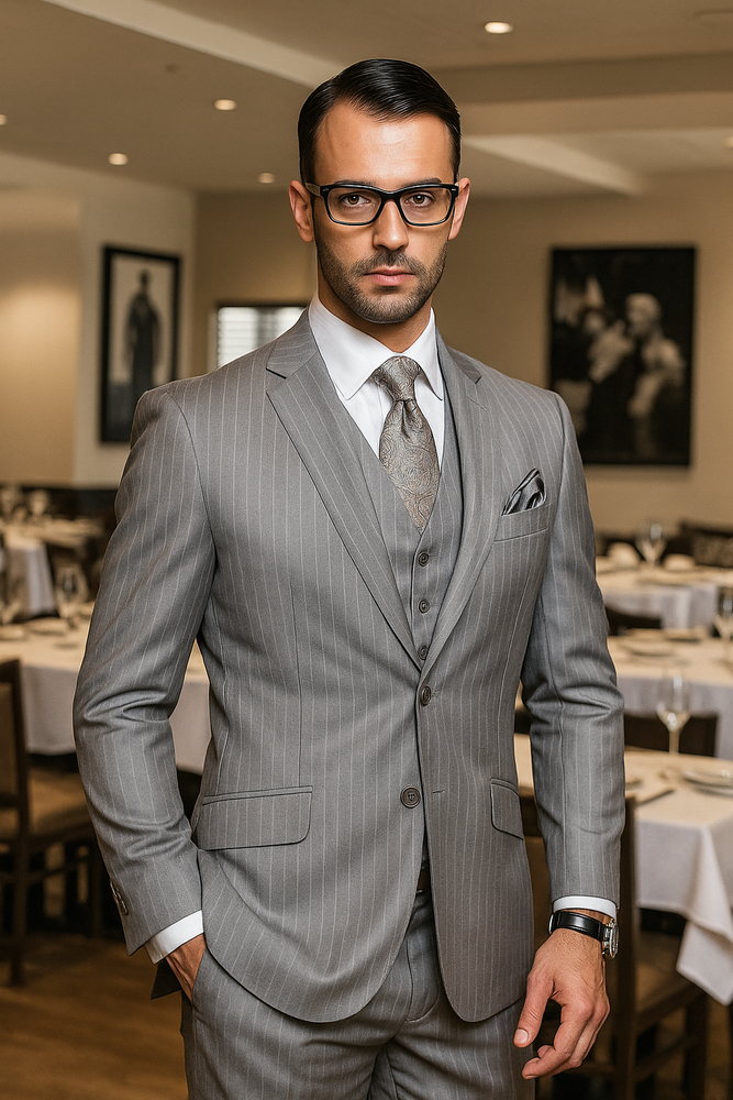 Trajes Gris Para Hombre