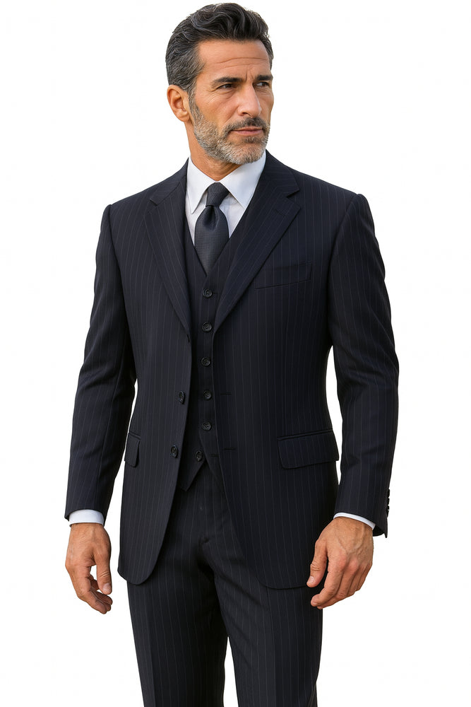 Alberto Nardoni 3 Buttons Vested Wool Suit