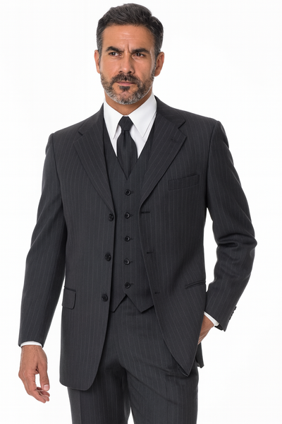 Alberto Nardoni 3 Buttons Vested Wool Suit