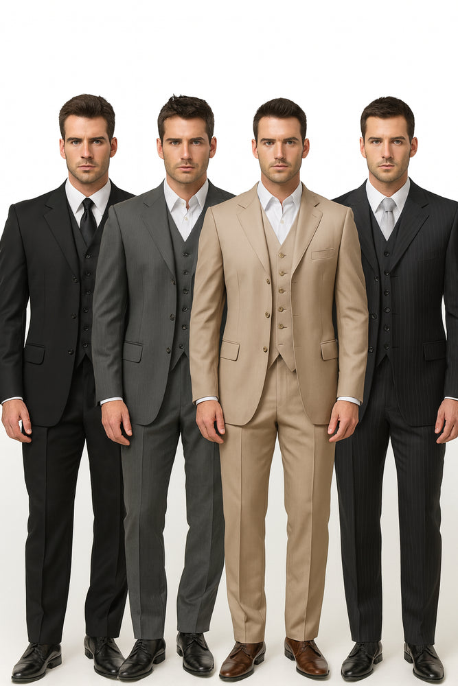 Alberto Nardoni 3 Buttons Vested Wool Suit