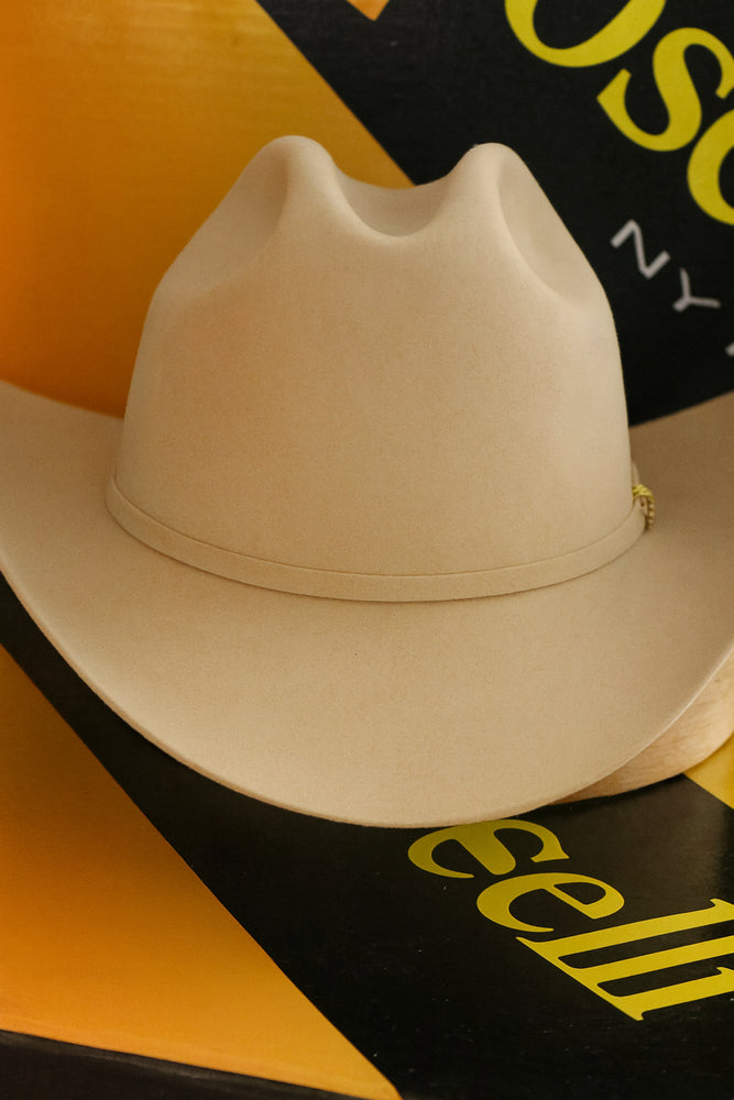 Tejana Serratelli Designer 30x San Jose Buckskin 3 1/2 Brim Western Cowboy Hat