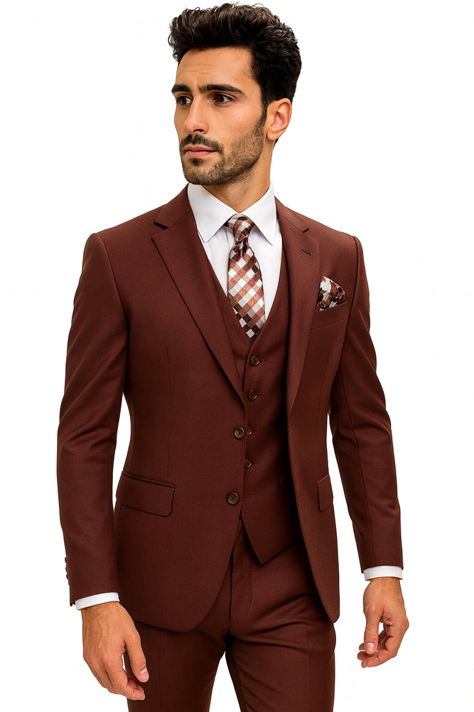 Statement Suits Burgundy