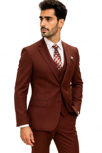 Statement Suits Burgundy