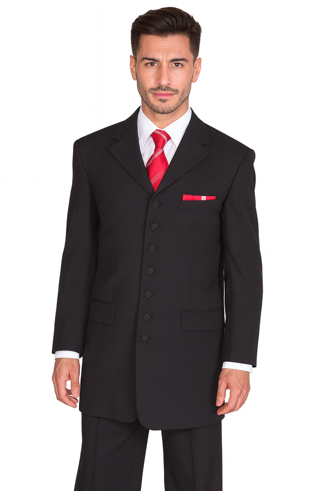 "Gangster Zoot Suit for Men - 7 Button Long Fashion Style"