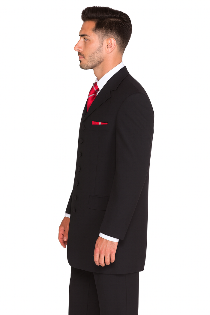 "Gangster Zoot Suit for Men - 7 Button Long Fashion Style"
