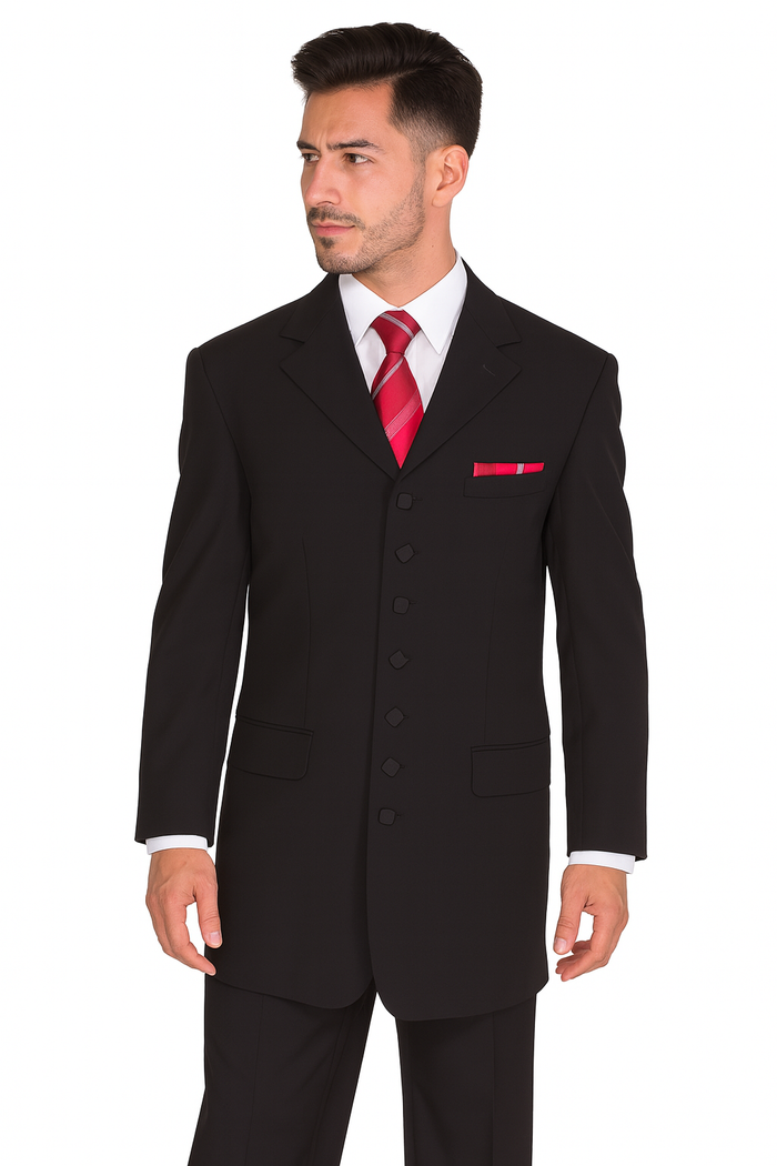 "Gangster Zoot Suit for Men - 7 Button Long Fashion Style"