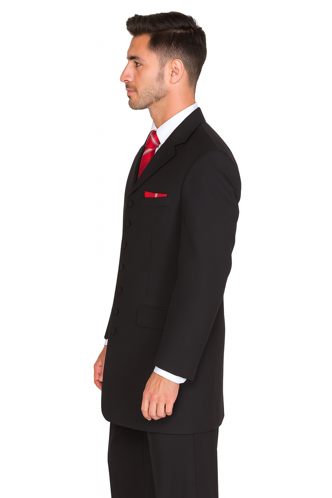 "Gangster Zoot Suit for Men - 7 Button Long Fashion Style"