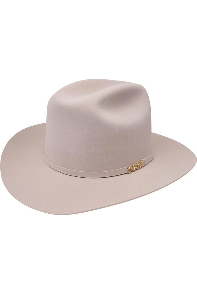 Serratelli Hat Company-100x Beaver Felt Comandant Cowboy Hat