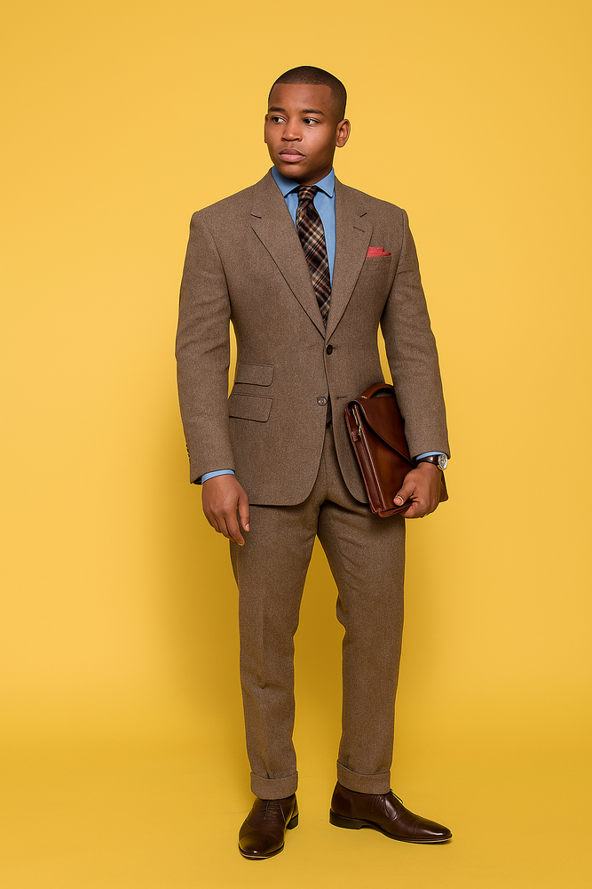 Mens country Wedding Suits - Mens Country Wedding Attire - Brown